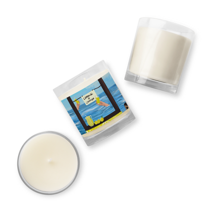 Glass jar soy wax candle - Lemons 4 Change