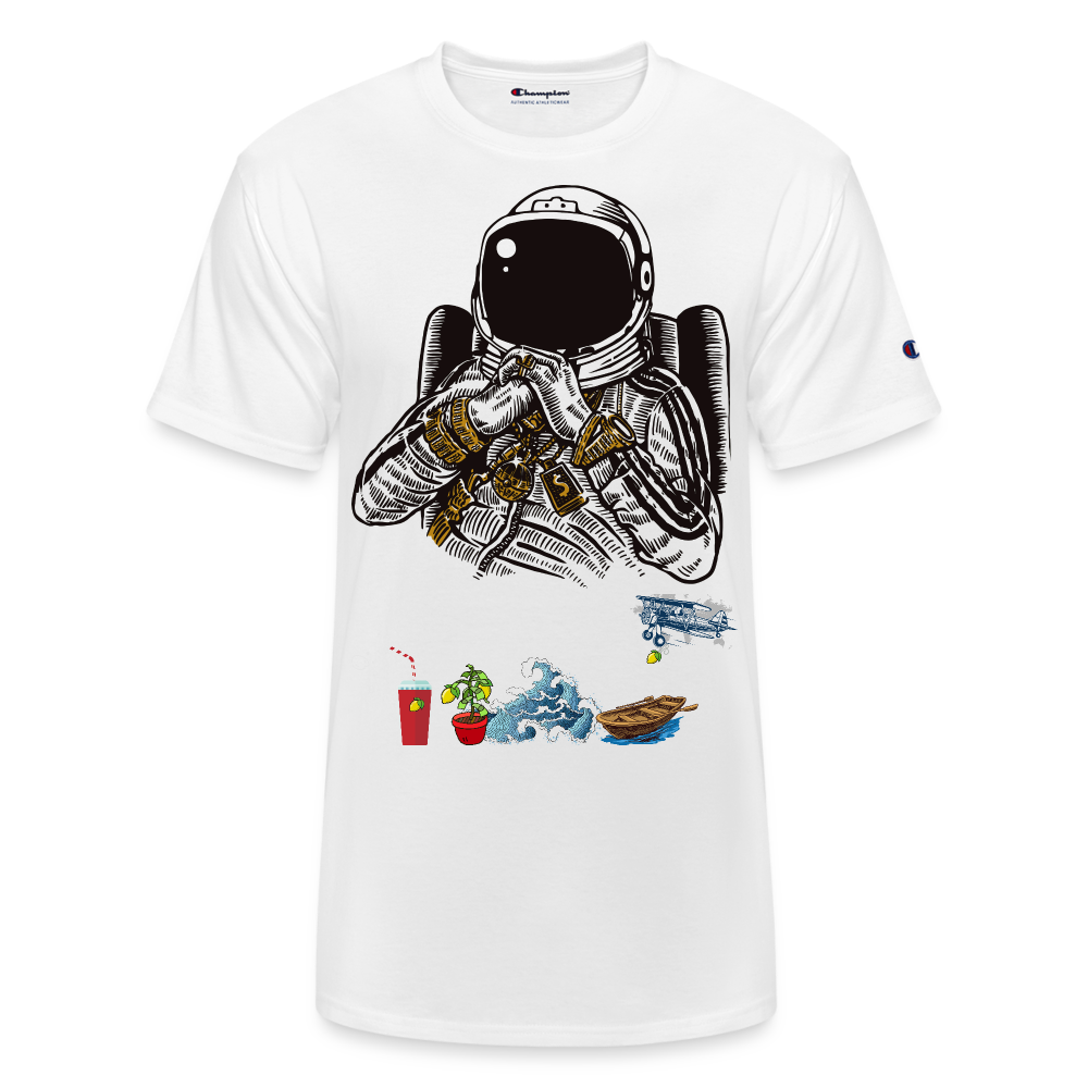 Champion Lemonade Astronaut Unisex T-Shirt - white