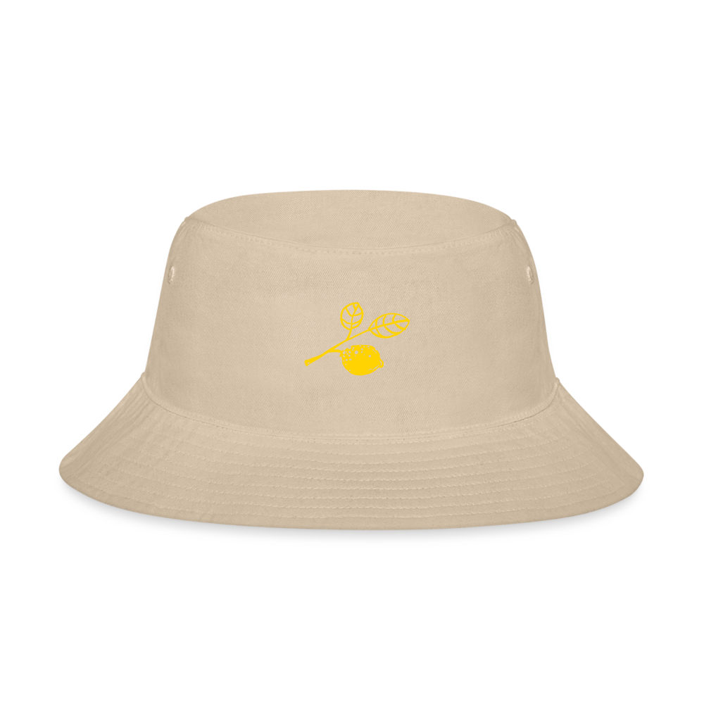 Lemon Branch Bucket Hat - cream